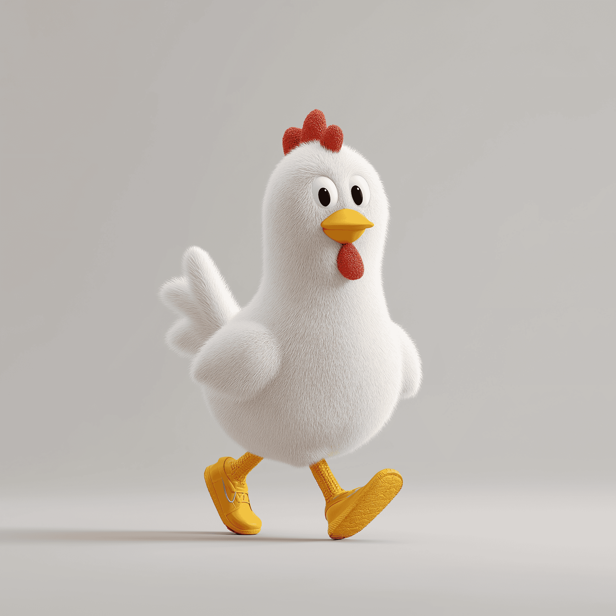 Happy children learning with chicken toys