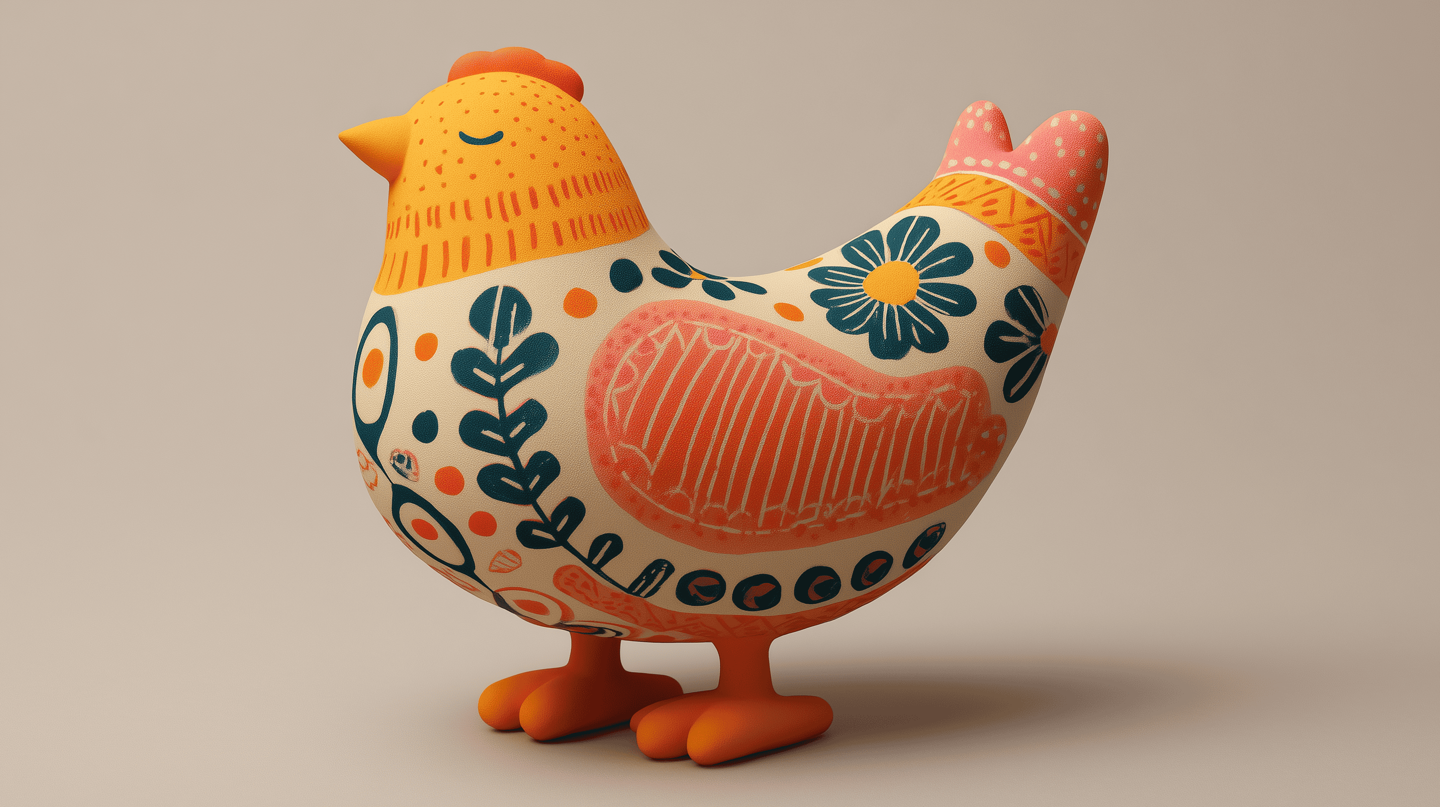 Children imagining a chicken adventure